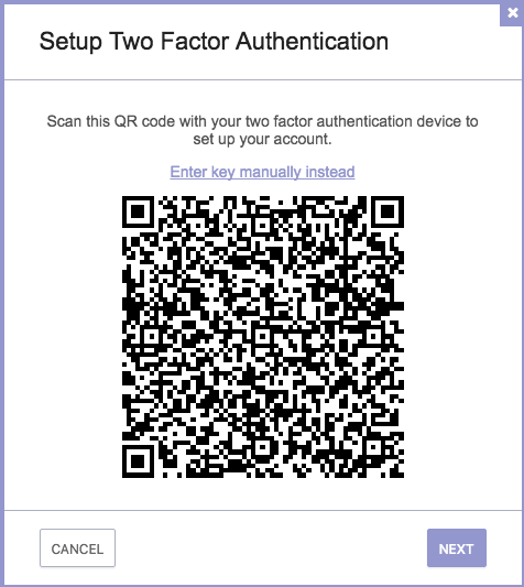 QR code for ProtonMail